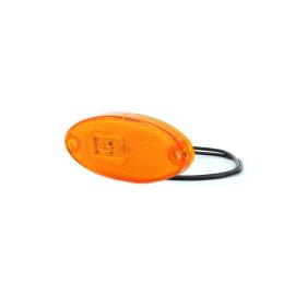 FEU SIDE-MAKER ORANGE LED À POSER 12/24 V - CABLÉ 200 MM